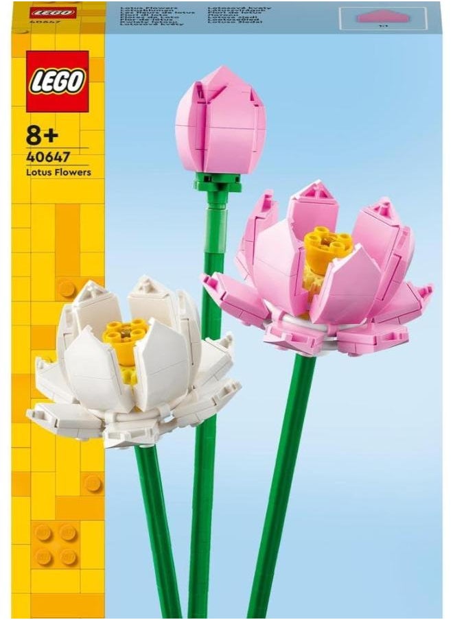LEGO 40647 Lotus Flowers  Building Set  - Image 4