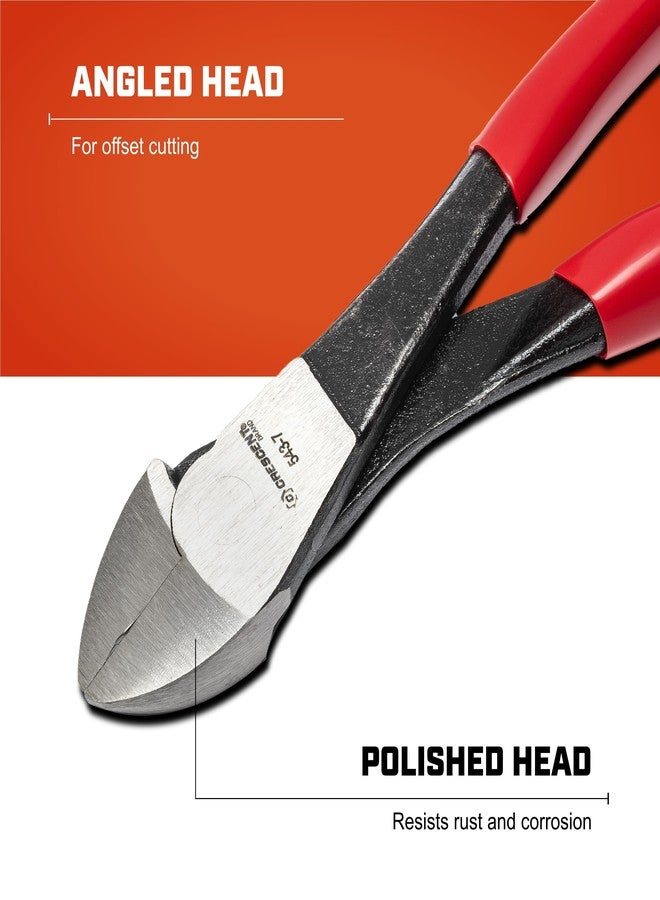 Crescent 7" Heavy-Duty Diagonal Flush Cutting Pliers - Bagged - 5437CENN - Image 3