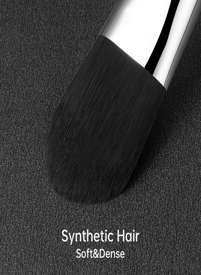 Brush Master Foundation Brush for Liquid, Flat Foundation Makeup Brush for Liquid Cream Foundation Powder Buffing Blending Vegan Premium Face Cosmetic Makeup Tool - Image 3