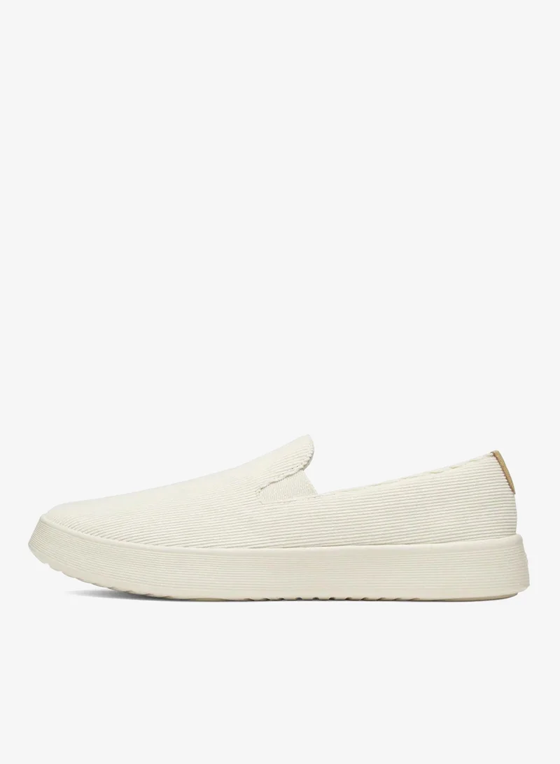 اول بيردز Women's Cruiser Slip On Corduroy - Stony Cream (Stony Cream Sole)