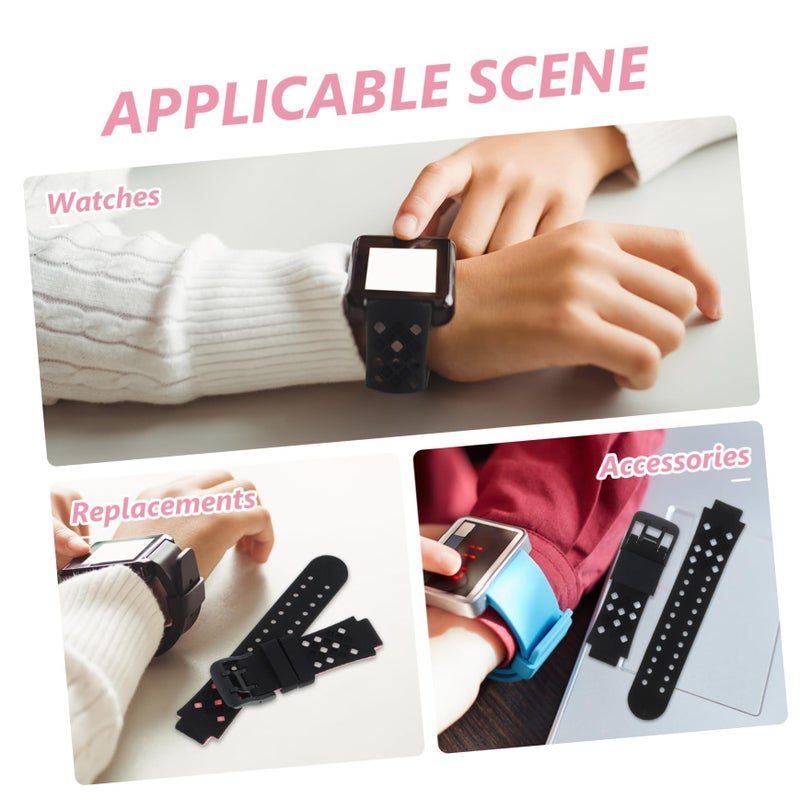 2 Pack White Watch Band 11x1 5cm Quick Release Strap Compatible with Y03 - Image 5