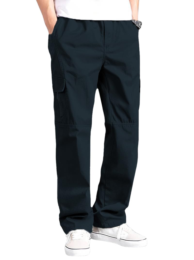 TAGDO® Men's Cargo |Cargo Pants for Men|Cotton Pant| Men's Classic Cargo Pant (RF-Cargo-2002-Navy-30) - Image 3