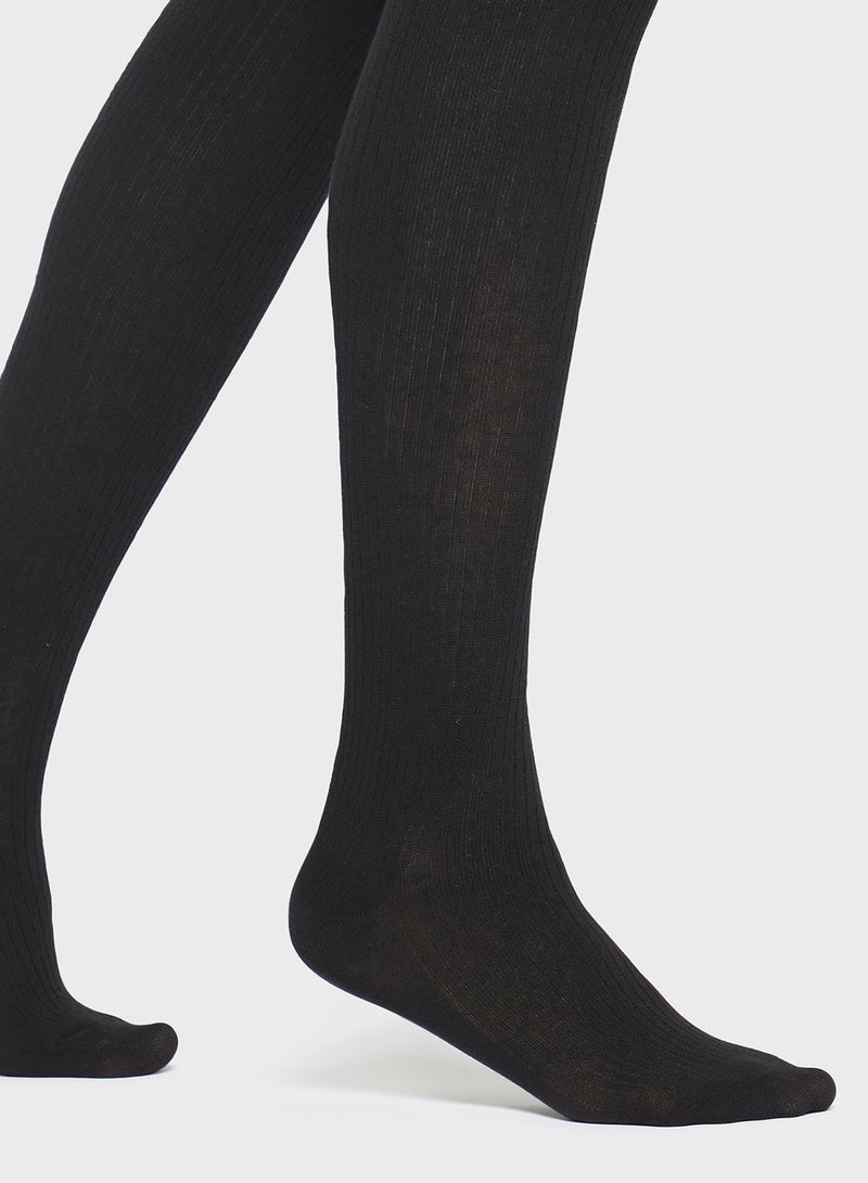 Ginger Over The Knee Solid Socks - Image 3