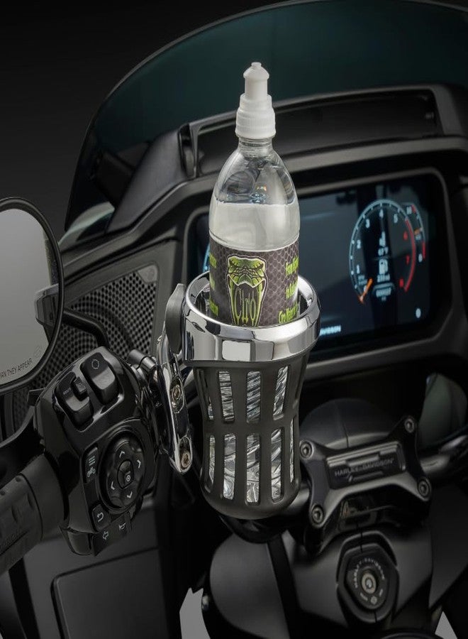 Ciro GEN 2 Drink Holder with Perch Mount (Chrome Drink Holder with Chrome Mount) - Image 2