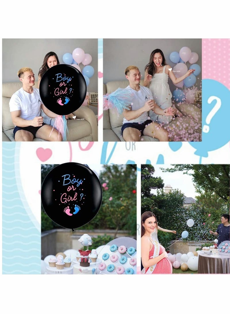 KASTWAVE Gender Reveal Balloons, 36 Inch Boy or Girl Balloons Decoration - Image 5