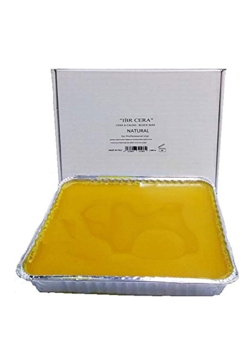 IBR CERA Block Wax NATURAL for Professional Use 1000ml - Image 1