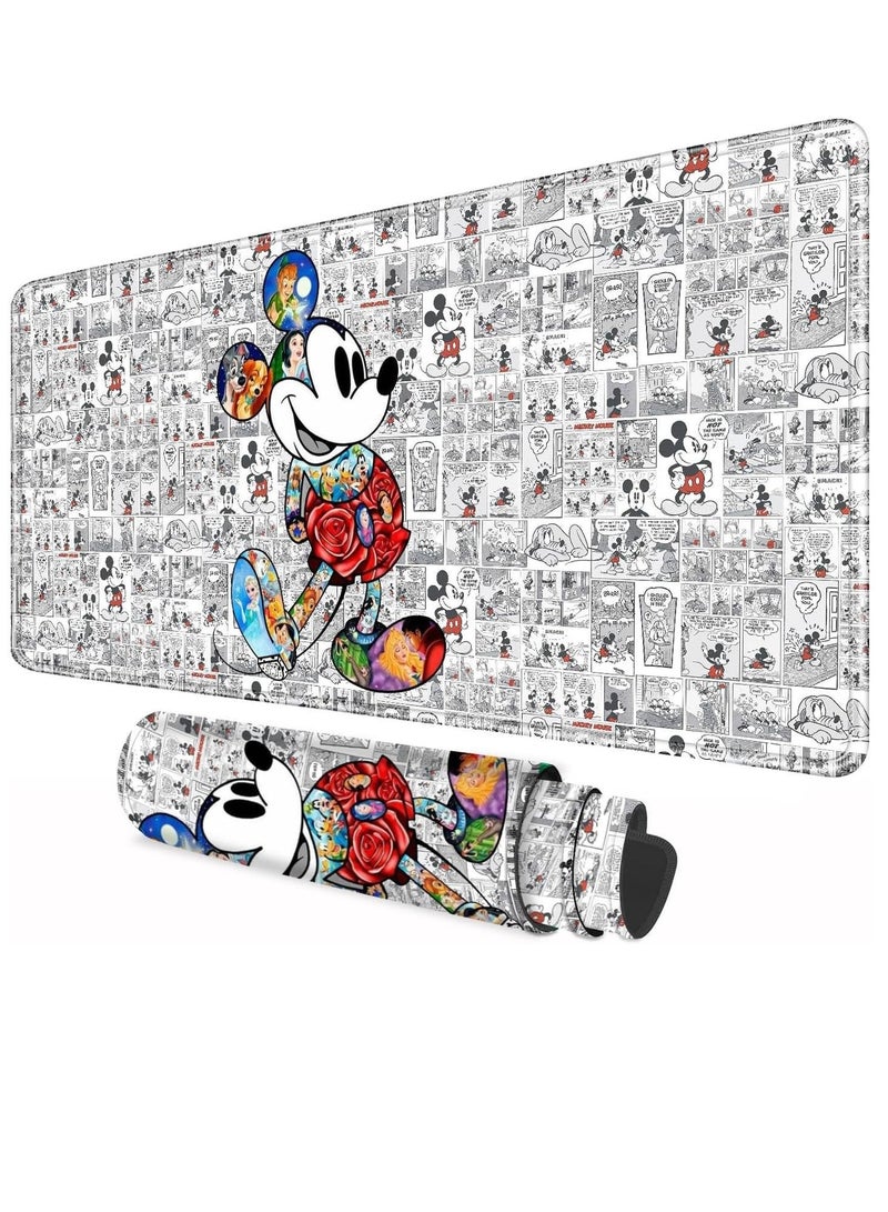 MickeyMouse Character Gaming Mouse Pad – desktop Mat XL Size Anti Slip Base – Speed Edition – 2mm | 70 X 30 cm - Image 1