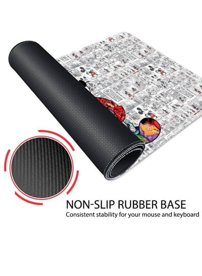 MickeyMouse Character Gaming Mouse Pad – desktop Mat XL Size Anti Slip Base – Speed Edition – 2mm | 70 X 30 cm - Image 2