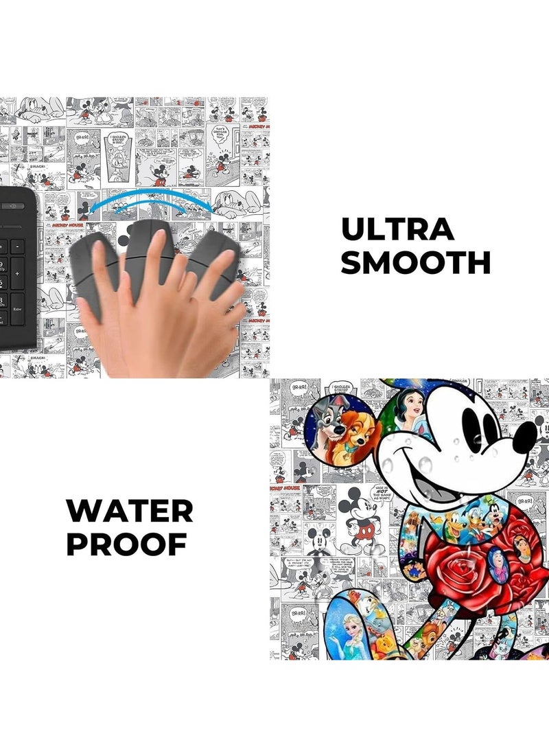MickeyMouse Character Gaming Mouse Pad – desktop Mat XL Size Anti Slip Base – Speed Edition – 2mm | 70 X 30 cm - Image 3