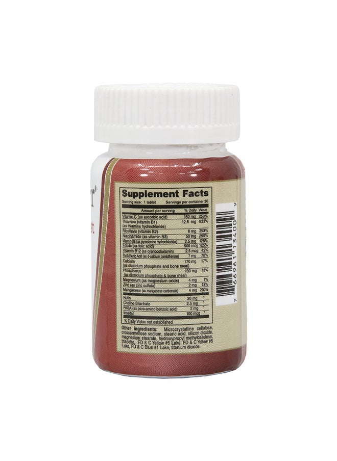 Vita-Vigor - Vita-Vigor Hi Potency B Complex Tablets-Pack Of 30 - Image 1