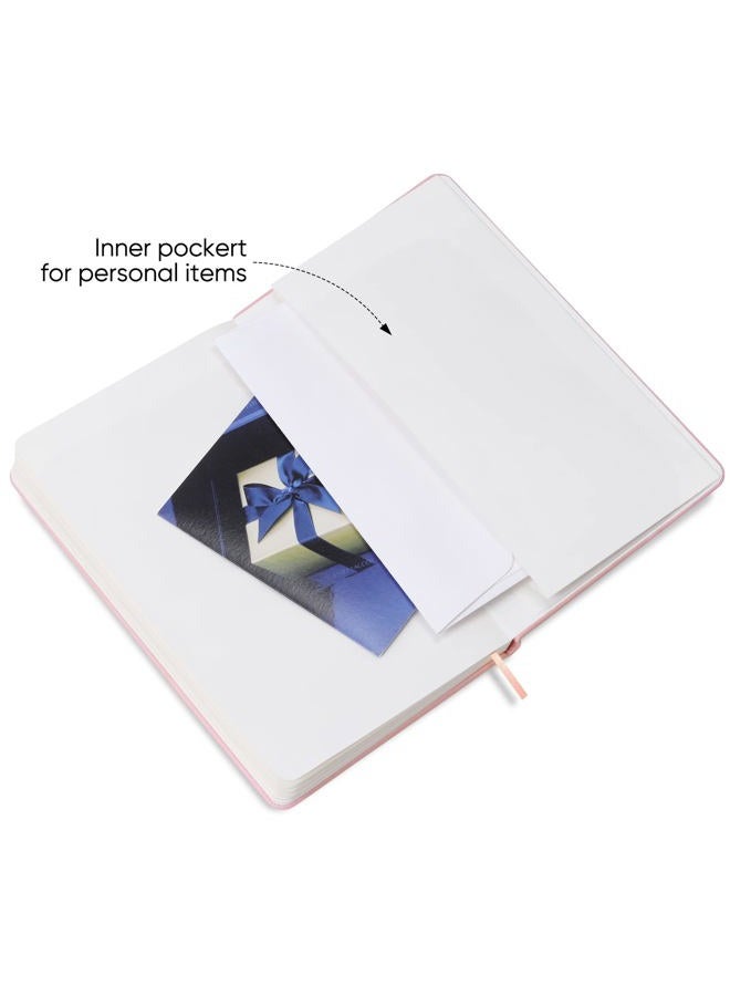 Wiisdatek Notebook Journal, Lined Leather Hard Cover,100Gsm Thick Paper with Inner Pocket for Writing Note Taking Office School,5"×8.25"(Grey) - Image 5
