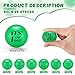 Jerify 72 Pcs Bulk Stress Balls for Adults Motivational Quotes Stress Balls Colorful Foam Ball Hand Exercise Small Therapy Fidget Relief Anxiety Toys for Coworkers Gifts Party FavorsGreen - Image 4