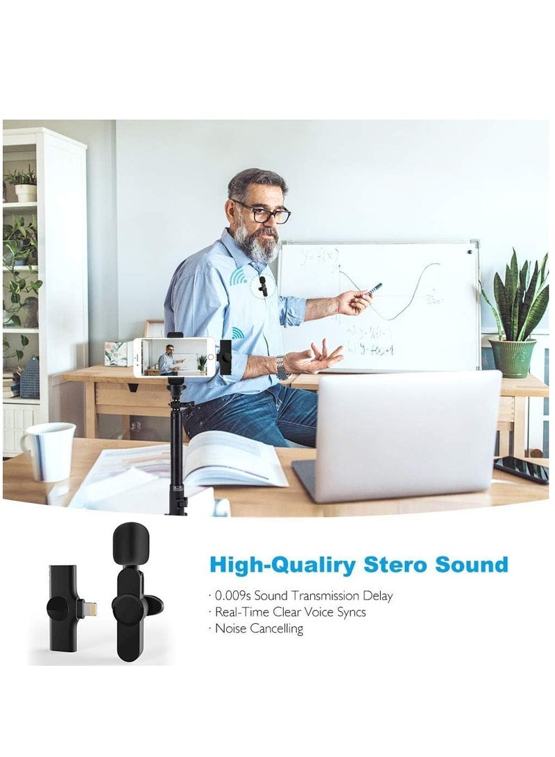 ELTRAZONE Wireless Lapel Lavalier Microphone for iPhone iPad Recording,YouTube Facebook Live Stream,Vlog, Auto-Sync Wireless Mic with 2 Clips (No Need App/Bluetooth) - Image 5