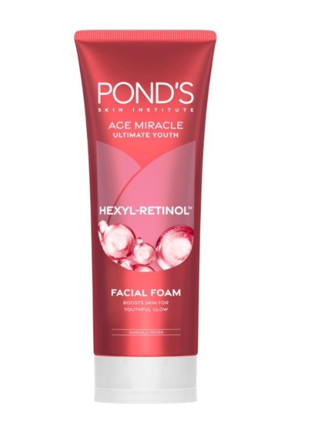 Pond's Age Miracle Ultimate Youth Hexyl-Retinol Facial Foam 100g