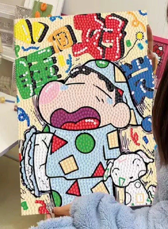 Diy Diamond Painting Kit for Kids to Develop Concentration, Patience and Improve Eye Coordination 30*40 cm 