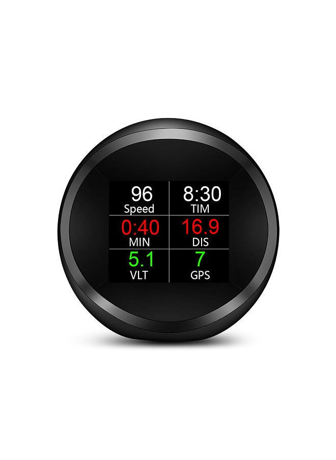 Generic - GPS Speed Slope Meter, Digital Inclinometer Level & Angle Gauge, Head Up Display Speedometer, Bevel Tilt Gauges with Multifunctional Function for All DC5-18V Car - Image 1