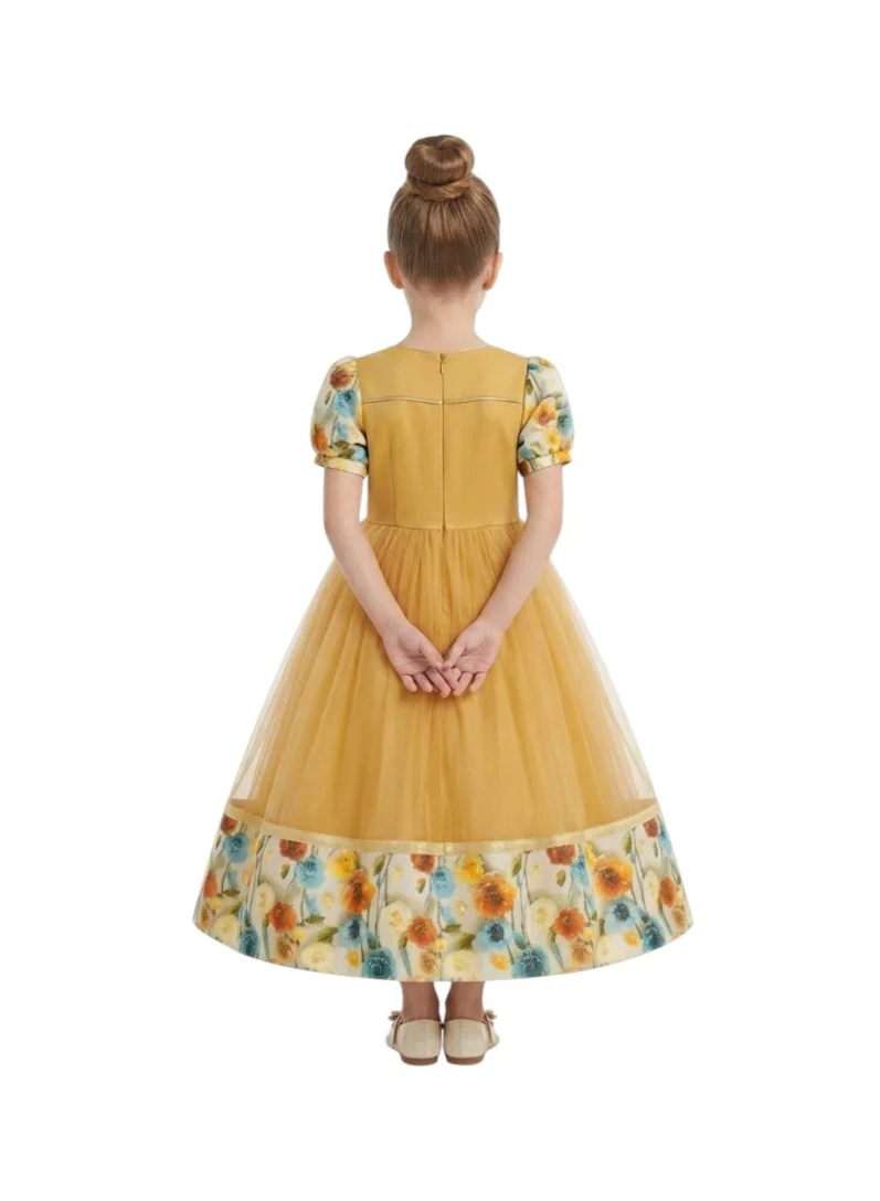 Bidani  Golden Meadow Tulle Ballgown for Women | Best Price UAE