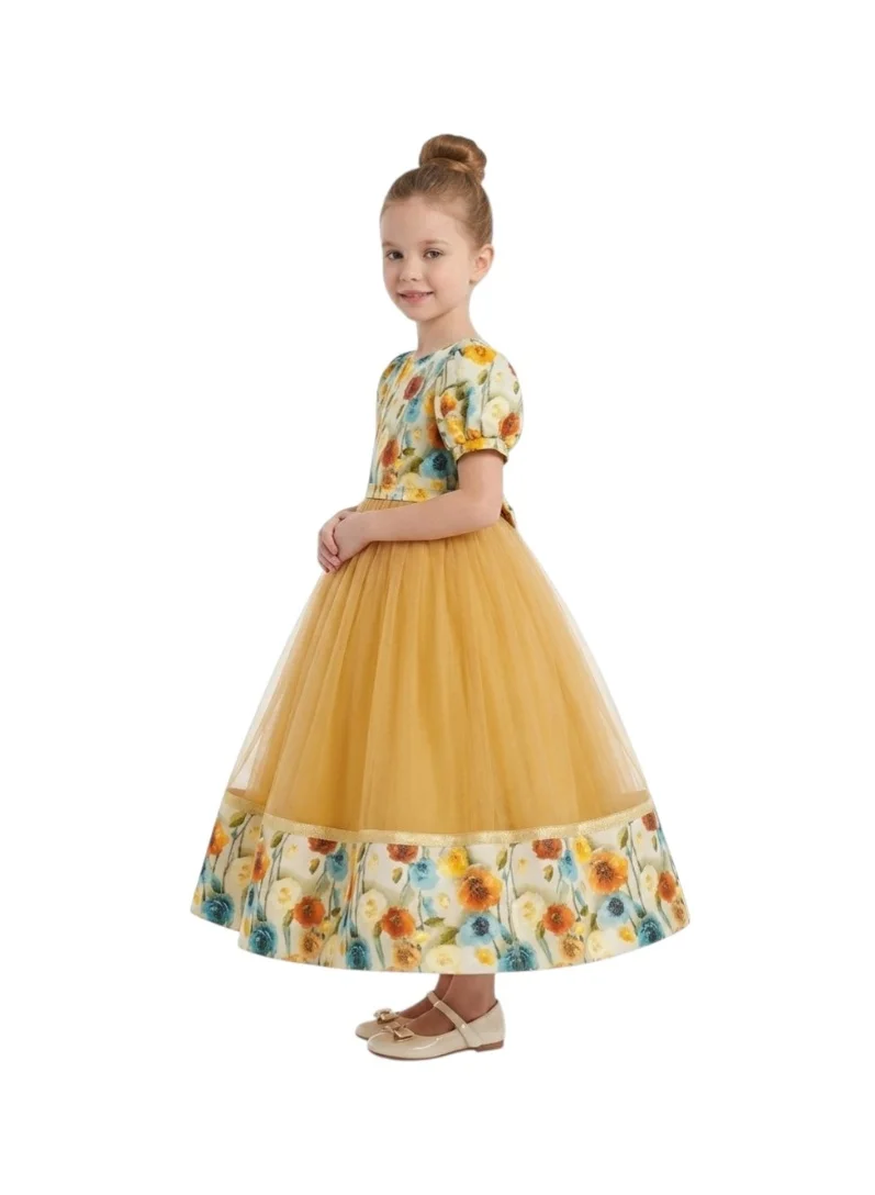 بيداني Golden Meadow Tulle Ballgown