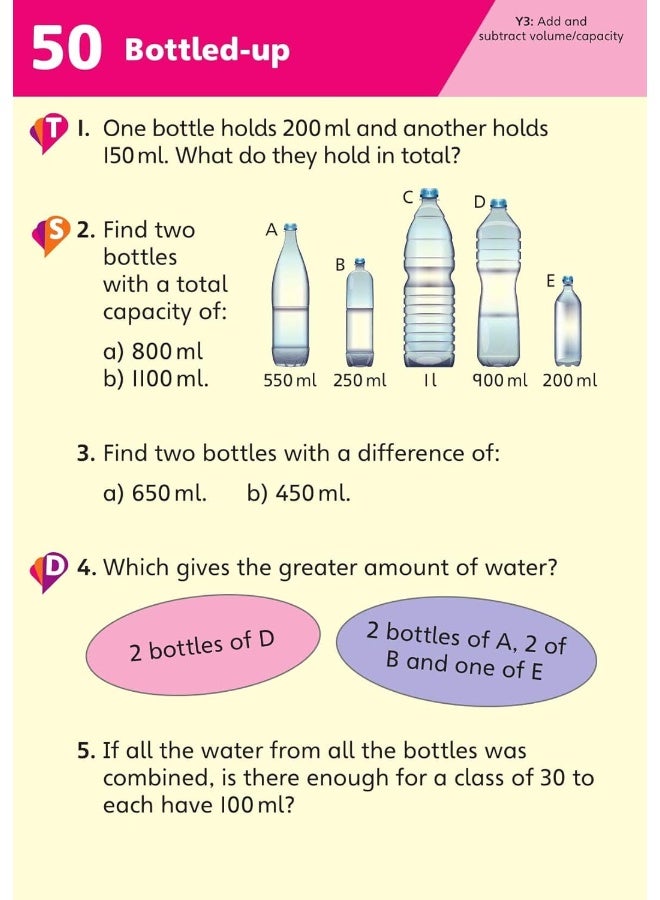 Pinpoint Maths Year 3 Problem Solving and Reasoning Challenge Cards: Y3 Problem Solving and Reasoning Pk - Image 5