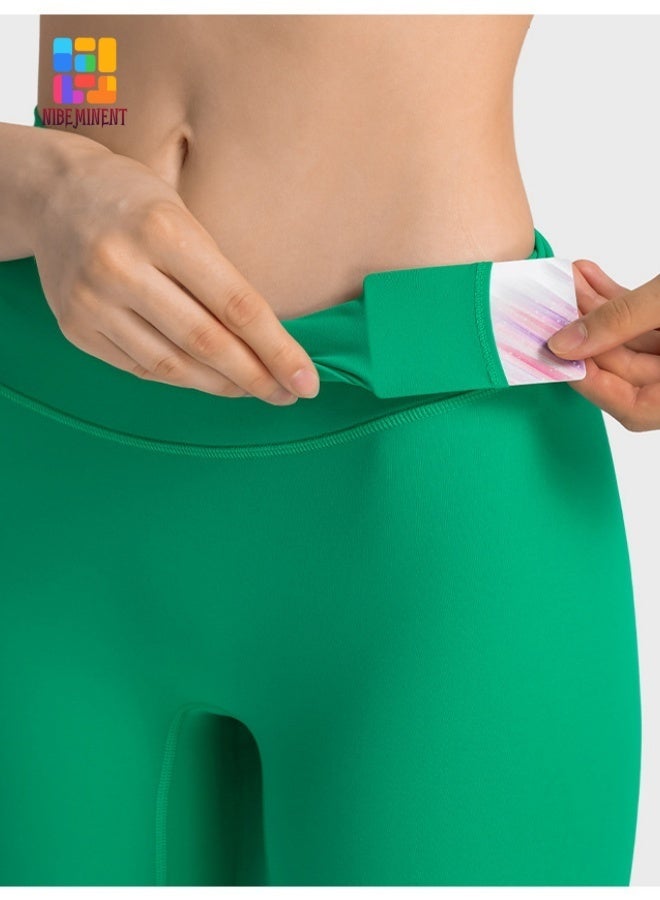 NIBEMINENT Seamless Tie-Dye High-Waisted Yoga Pants - Butt-Lifting Workout Leggings for Women, Squat-Proof Gym Running Tights with Tummy Control - Image 4