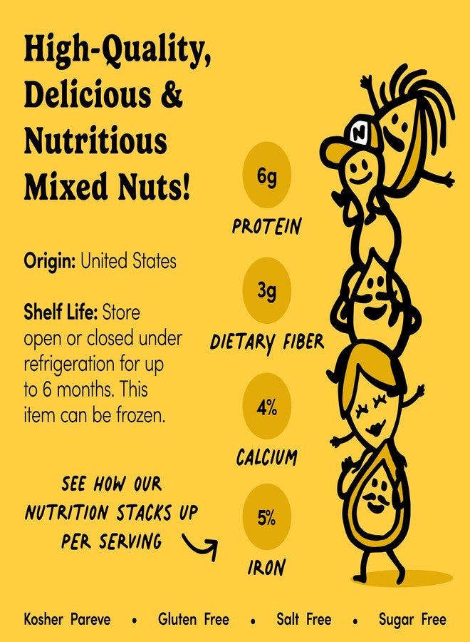 Nuts.com – Mixed Nuts in Shell – 2 Lb Bag, Healthy Snack Sampler, Includes Premium Walnuts, Almonds, Hazelnuts, Pecans & Brazil Nuts – Good Source of Protein, Fiber & Omega-3 - Image 5