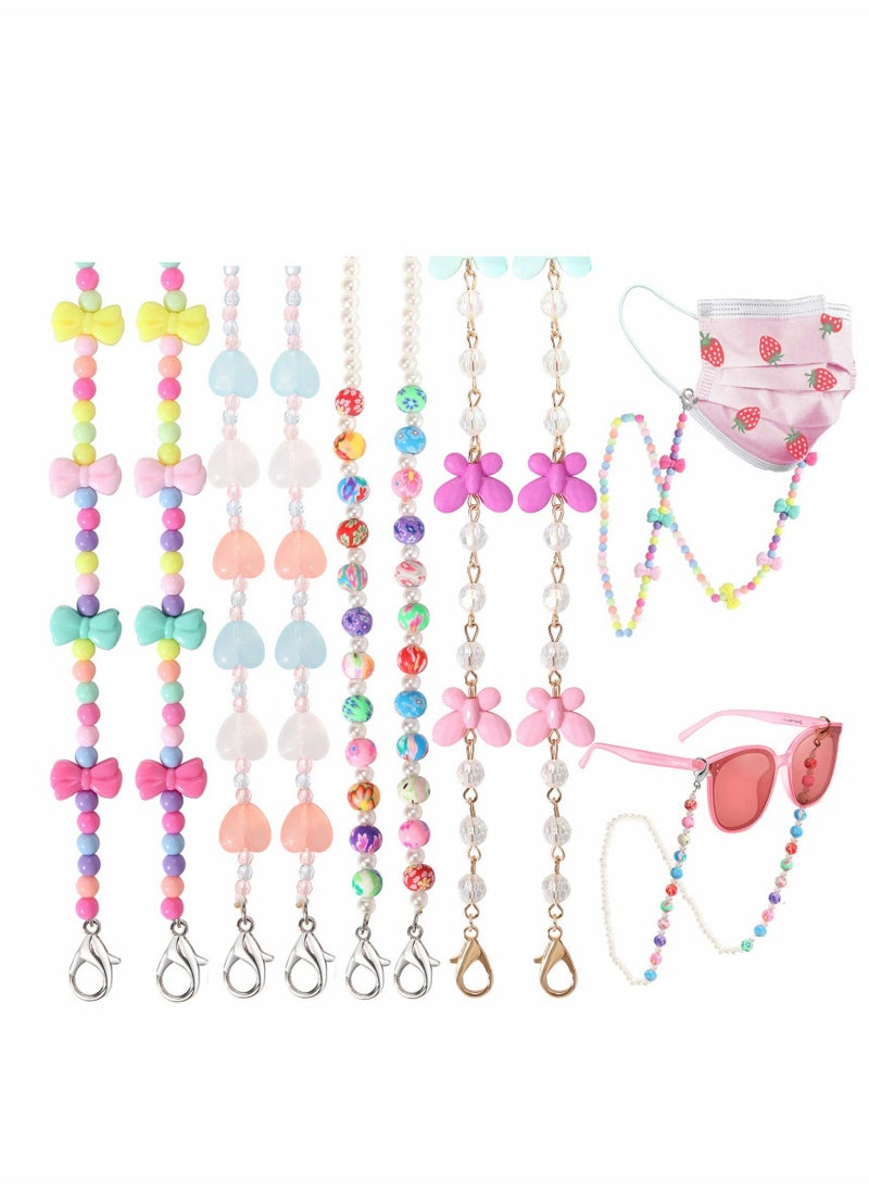 Generic - Stylish Face Mask Lanyard Set with 4 Beaded Holders for Easy Access and Comfort - Image 1