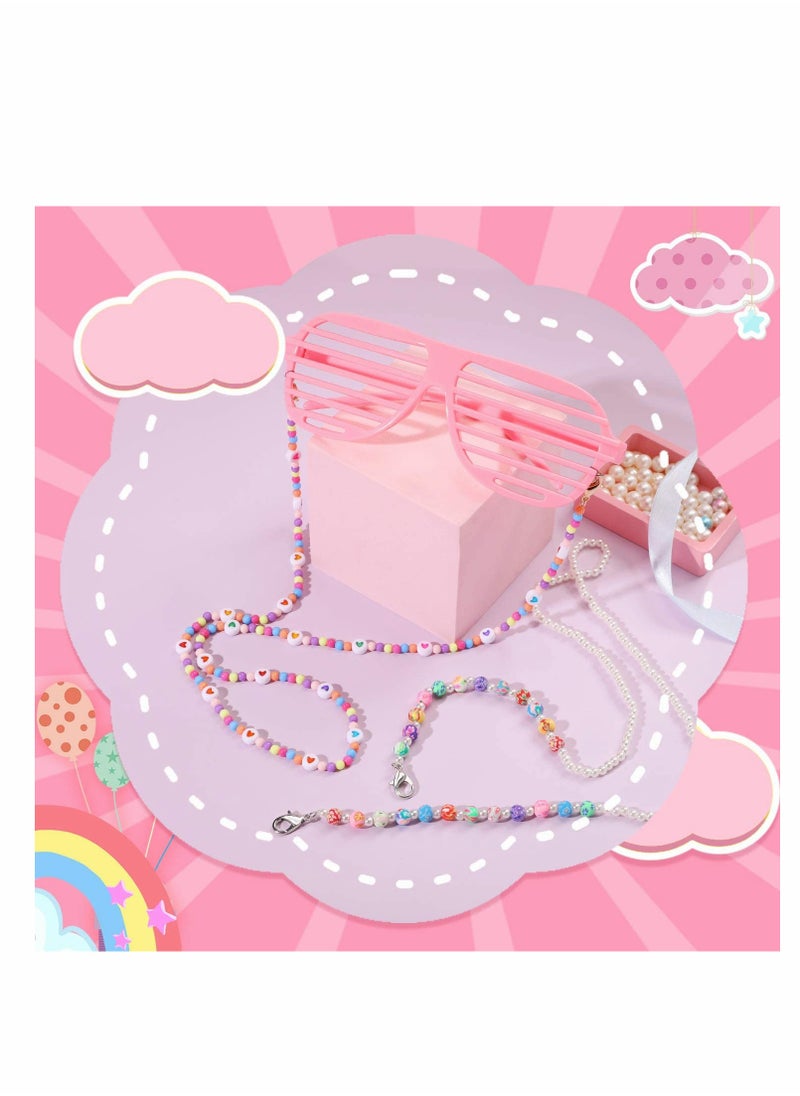 Generic - Stylish Face Mask Lanyard Set with 4 Beaded Holders for Easy Access and Comfort - Image 1