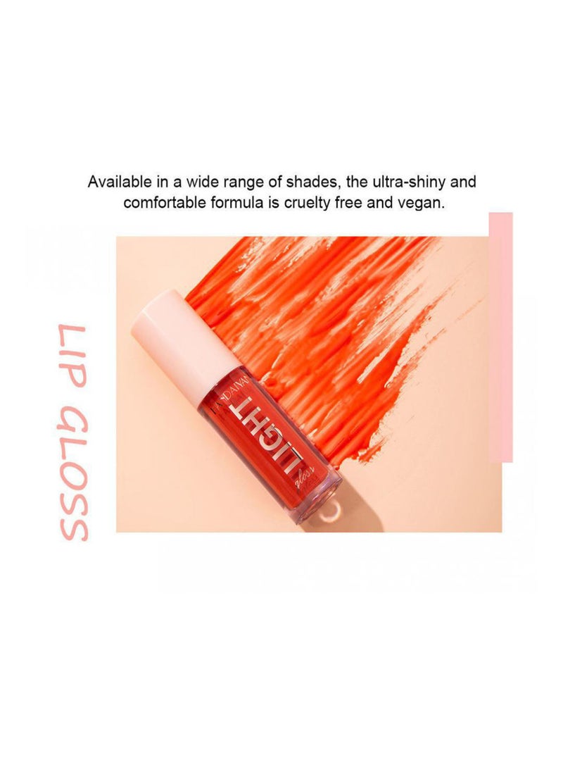 Handaiyan Lip Gloss Jelly Hydrating Moisturizing Long Lasting High Glossy Light Stain Super Shiny Balm Oil Tinted Treatment Lips Glow Glass Shine Makeup Color Bright Lifter Lip Care For Women Girls  - Image 3
