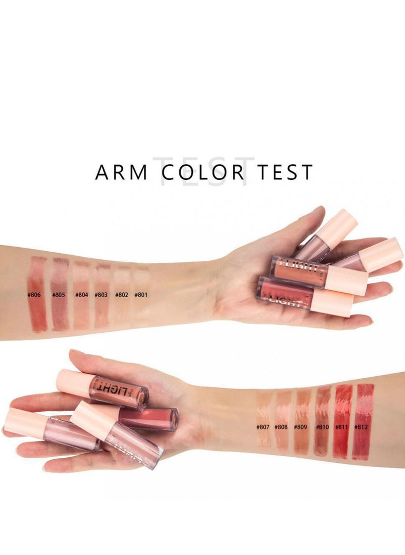 Handaiyan Lip Gloss Jelly Hydrating Moisturizing Long Lasting High Glossy Light Stain Super Shiny Balm Oil Tinted Treatment Lips Glow Glass Shine Makeup Color Bright Lifter Lip Care For Women Girls  - Image 4