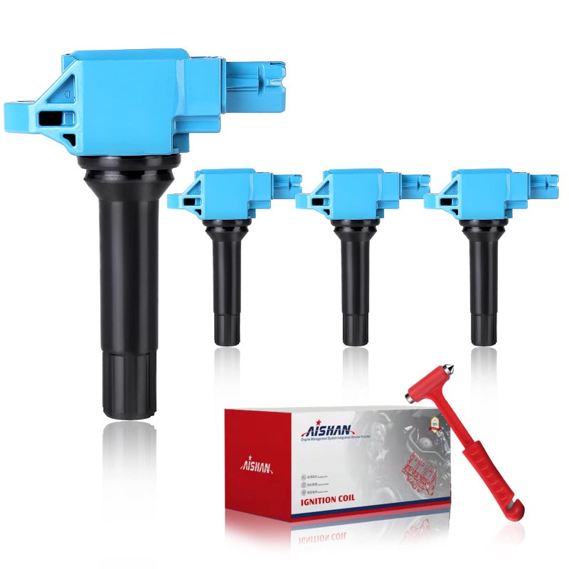 AISHAN Set of 4 Ignition Coil Pack Compatible with Subaru BRZ Legacy Outback WRX Forester Crosstrek Scion FRS Toyota 86 Replace 22433AA700 UF747 UF767 UF769 UF774 UF775