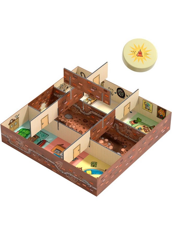 HABA Inspector Mouse: The Great Escape - Detective Board Games for Family Night, Cooperative Memory Games for Ages 5+, Includes 3D Playing Board with Fun Sounds - Image 5