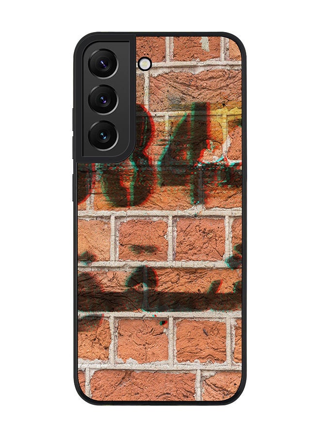 Stylizedd Rugged Black edge case for Samsung Galaxy S21 FE 5G Slim fit Soft Case Flexible Rubber Edges Anti Drop TPU Gel Thin Cover - Wall Stencil - Image 1