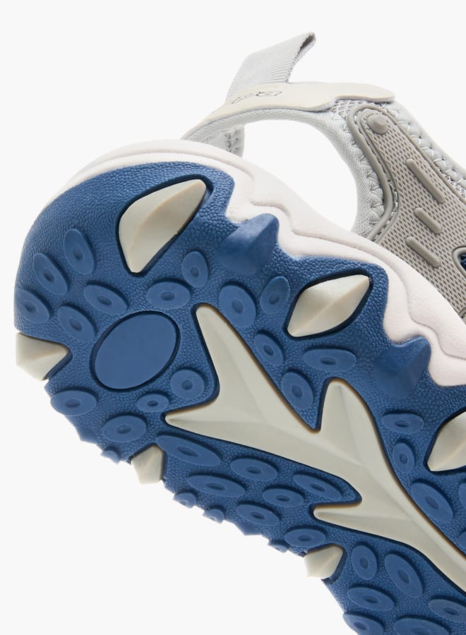 Kappa Boys' Textured Sandals with Rotating Buckle Closure - Image 5