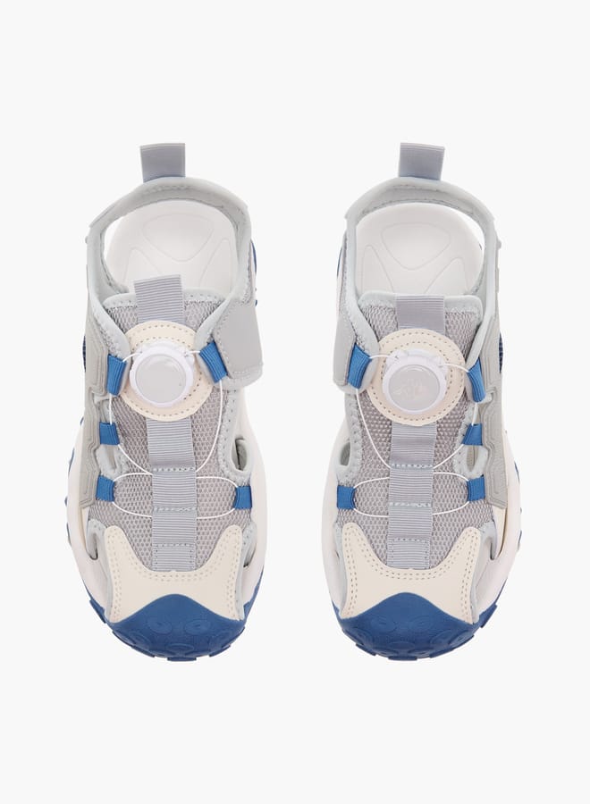 Kappa Boys' Textured Sandals with Rotating Buckle Closure - Image 2