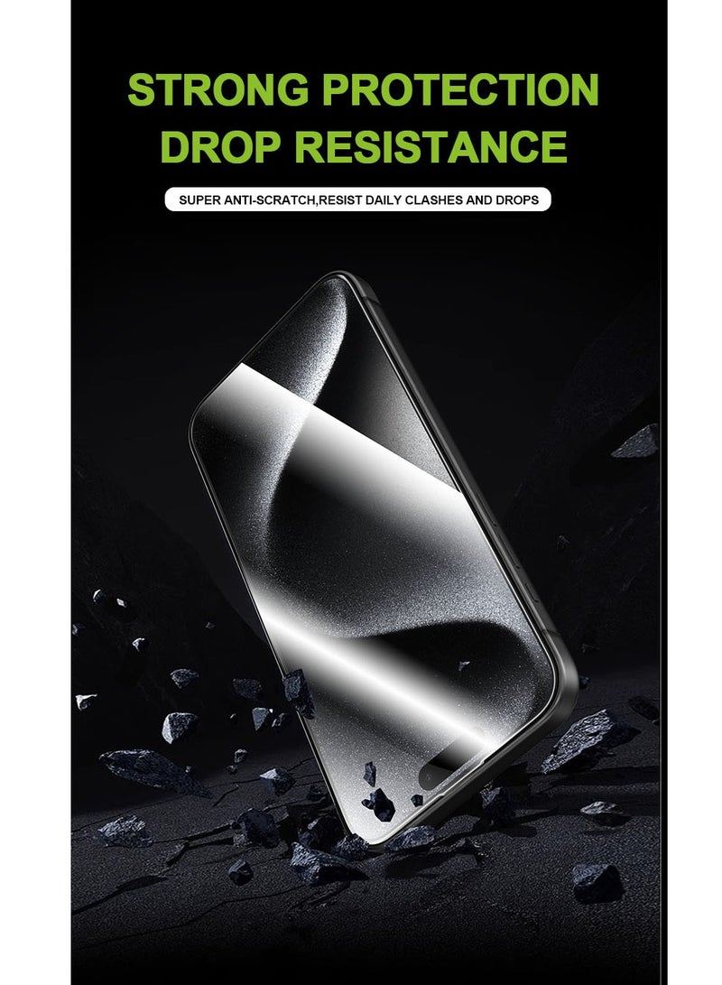 زيجفريند حماية شاشة لايفون 15 برو خصوصي سهل التركيب جودة عالية، صلابة 9H، درجة أولى A++ احمِ شاشة هاتفك من أعين المتطفلين (الملاقيف) بأعلى معايير الجودة مع لزقة زجاجية ذات خصوصية احترافيه مع تقنية الحجب الجانبي تمنع الرؤية من الزوايا مع وضوح ممتاز من الأمامي مثالي للاستخدام في الأماكن العامة لحماية المعلومات الشخصية مع طبقات حماية متعددة ومتانة عالية تضمن سلامة شاشتك وأناقتك في نفس الوقت. بتصميم مخصص و تركيب فائق الدقة والسهوله باستخدام إطار محاذاة ذكي يضمن لك تثبيت دقيق وخالٍ من الفقاعات بلمسة واحدة. مصنوع من زجاج أساهي الياباني المقوى الناجح باعلى اختبار الصلابه المقاوم للخدوش والغبار 9H, الحاصلى على اعلى درجات الجوده A++ تضمن حماية طويلة الأمد ووضوح عالي الدقة مع حماية مثالية دون التأثير على استجابة اللمس ويدعم حساسية اللمس الكاملة ومضاد لبصمات الأصابع ووضوح فائق وحساسية لمس طبيعية واقي بإطار أسود . - Image 3