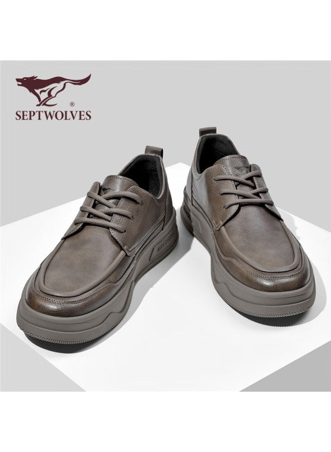 Septwolves Men's Casual Shoes Four Seasons Versatile Outdoor Sports Work Shoes W8343660882 Khaki Size 39 - Image 3