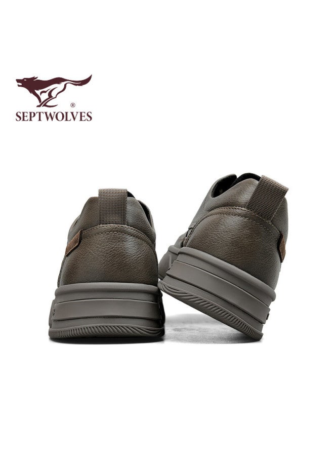 Septwolves Men's Casual Shoes Four Seasons Versatile Outdoor Sports Work Shoes W8343660882 Khaki Size 39 - Image 5