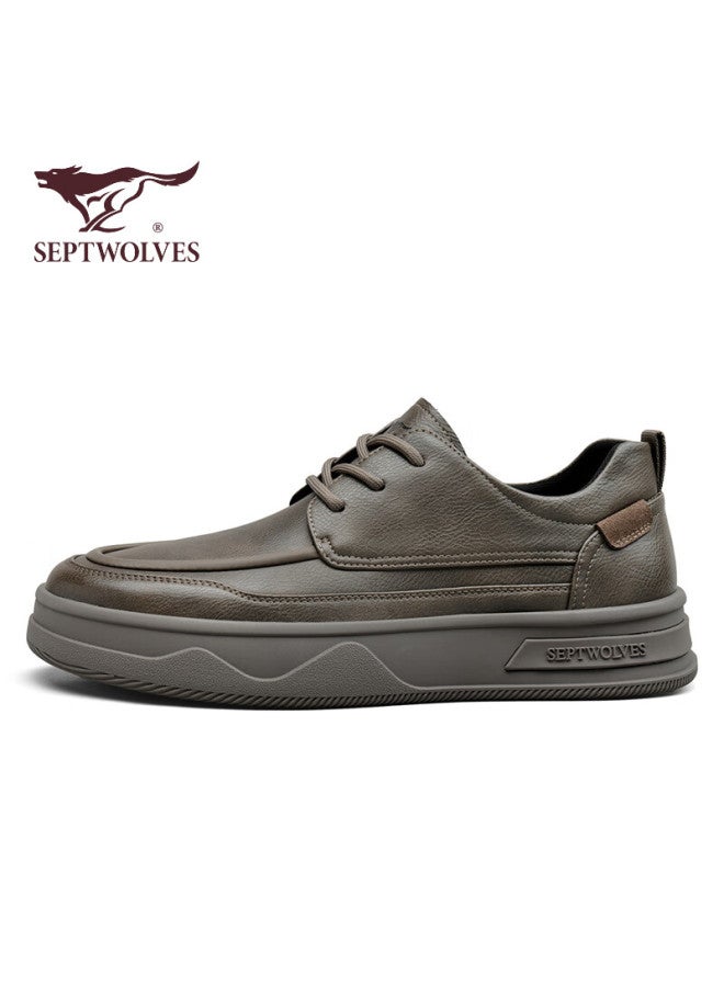 Septwolves Men's Casual Shoes Four Seasons Versatile Outdoor Sports Work Shoes W8343660882 Khaki Size 39 - Image 2