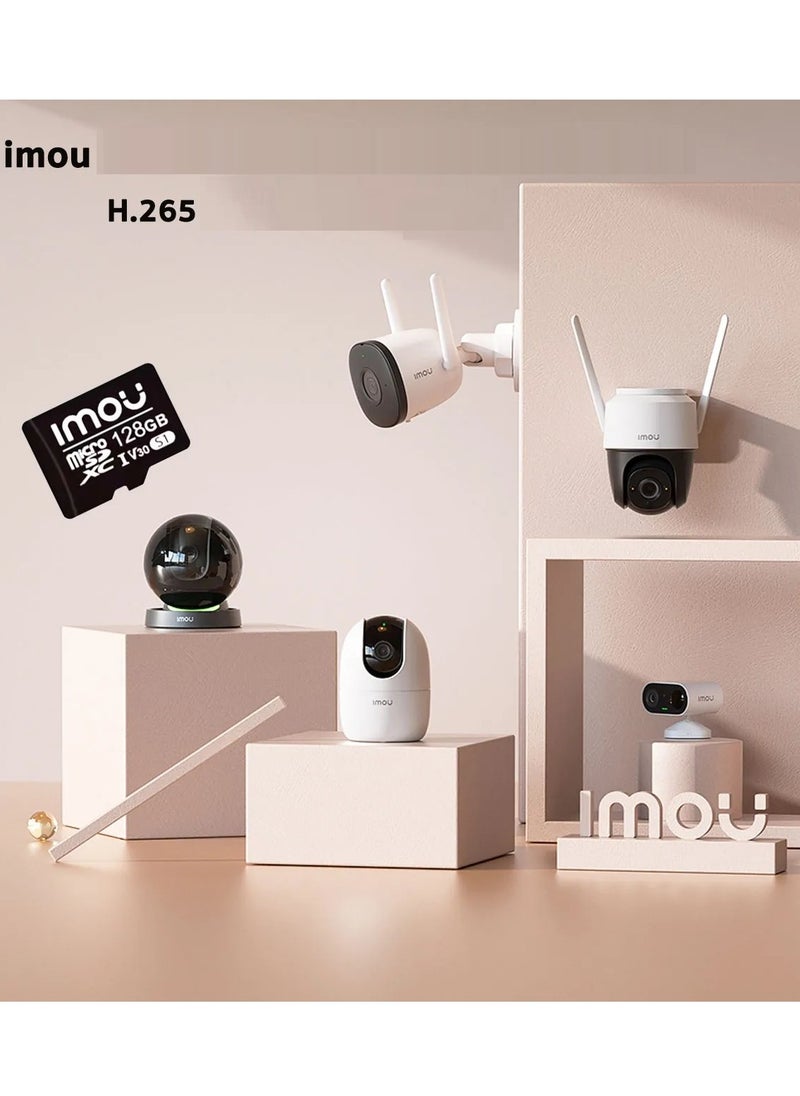 IMOU - Imou 128 GB Micro SD Card Class 10 Ultra High Speed up to 100MB/s UHS-I, Micro SD SDXC Card for Smartphone, Tablet, Security Camera, Switch, Game Consoles and etc. - Image 1