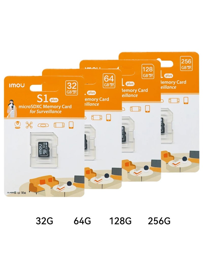 IMOU - Imou 128 GB Micro SD Card Class 10 Ultra High Speed up to 100MB/s UHS-I, Micro SD SDXC Card for Smartphone, Tablet, Security Camera, Switch, Game Consoles and etc. - Image 1