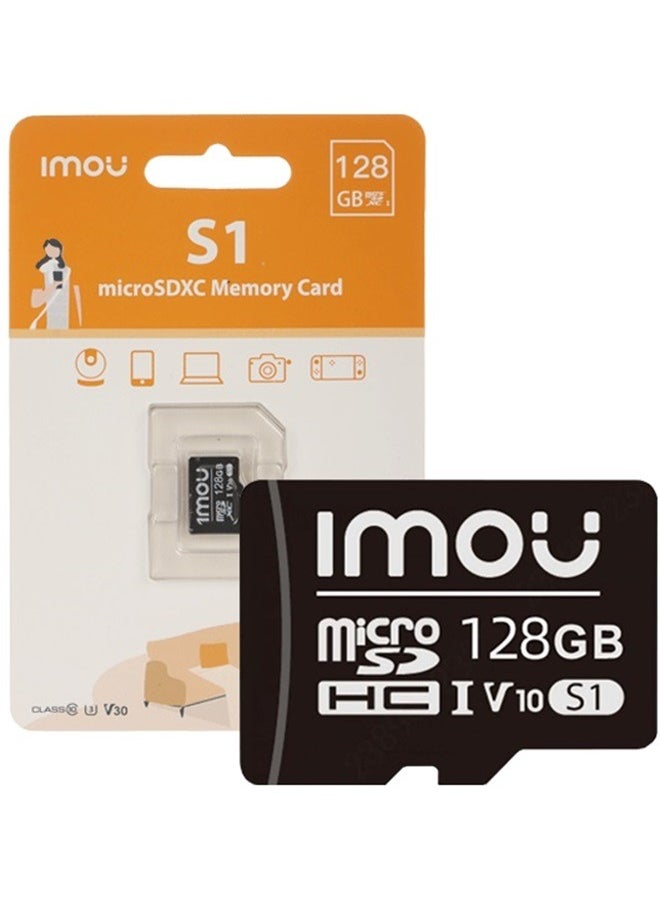 IMOU - Imou 128 GB Micro SD Card Class 10 Ultra High Speed up to 100MB/s UHS-I, Micro SD SDXC Card for Smartphone, Tablet, Security Camera, Switch, Game Consoles and etc. - Image 1