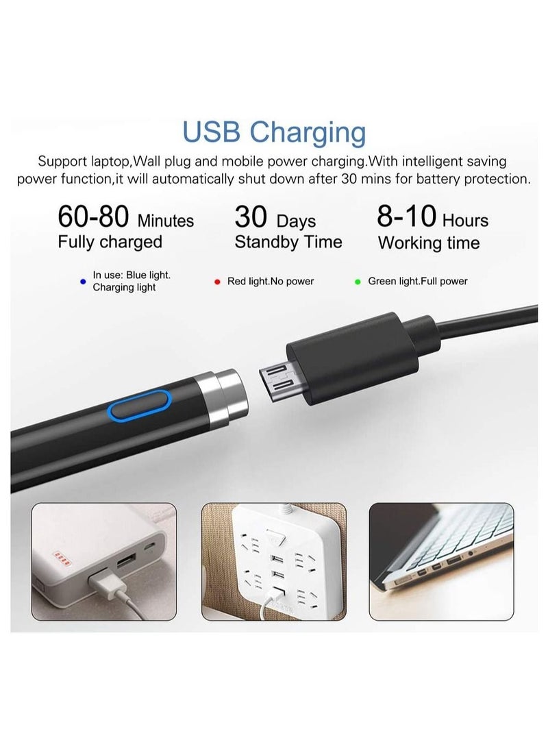 Generic - Active Stylus Compatible with iOS&Android Touch Screen, Digital Pen for iPad, Cellphone&Tablet, Stylus Pen for iPad, iPad Pro/Air/Mini, iPhone, - Image 1