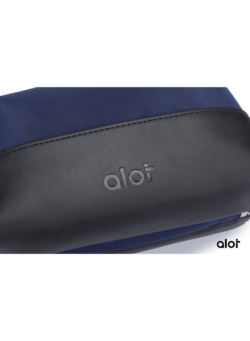 ALot Compact Handbag – Elegant and Durable Everyday Bag Made of Premium Polyester and Microfiber Leather, 1-Liter Capacity with Multiple Pockets, Rear Hand Strap for Easy Carrying, Lightweight and Practical for Work, Travel & Daily Use - Image 5