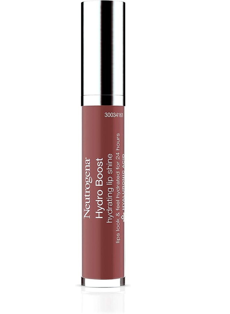 Neutrogena Neutrogena Hydro Boost Hydrating Lip Shine 90 Pink Mocha 5ml - Image 1