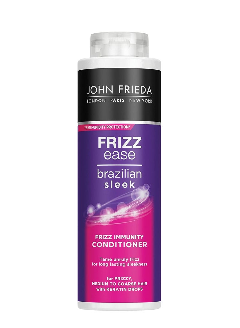 جون فريدا فريز إيز بلسم برازيلي سليك فريز إيمونيتي لتنعيم الشعر 500 مل بلسم غني للشعر المجعد والخشن - Image 1