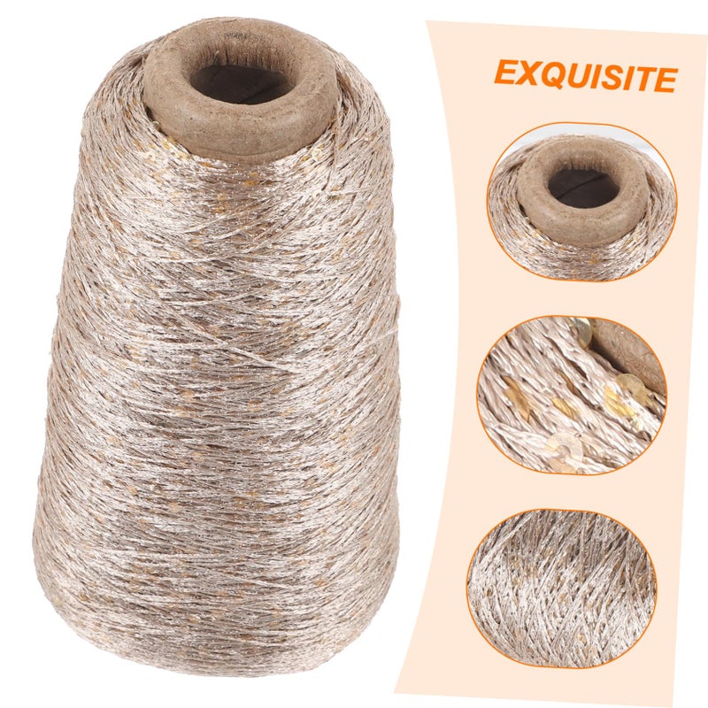 Sparkly Glitter Cotton Yarn Set 100G for Knitting Crochet DIY Crafts Premium Quality - Image 5
