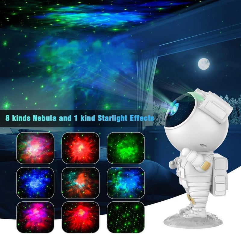 Astronaut Galaxy Light Projector with Remote Control & Timer - Astro Alan Star Ceiling Projector Night Light - Image 4