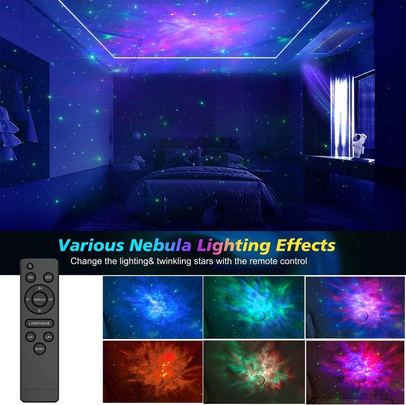 Astronaut Galaxy Light Projector with Remote Control & Timer - Astro Alan Star Ceiling Projector Night Light - Image 5