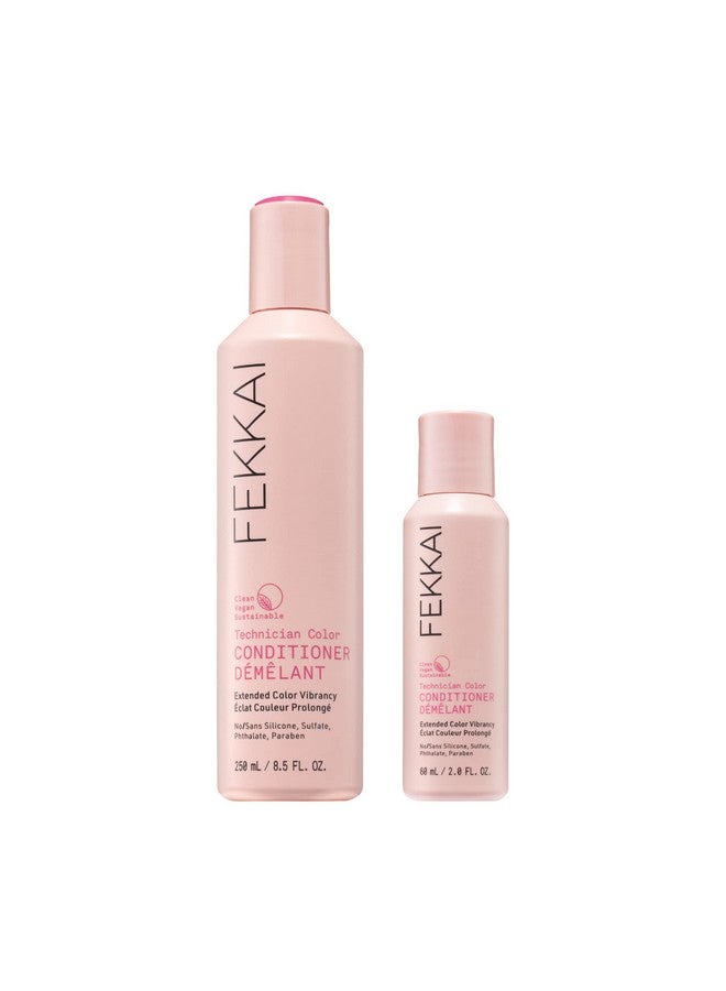 Fekkai Ekkai Technician Color Conditioner 2.0 Oz + 8.5 Oz Bottle Extends Vibrancy Of Colortreated Hair Salon Grade Ewg Compliant Vegan & Cruelty Free - Image 2