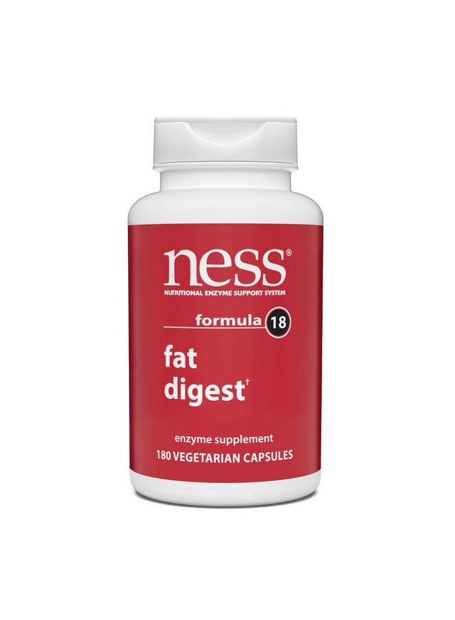 Ness Enzymes- Fat Digest #18 180 caps - Image 1